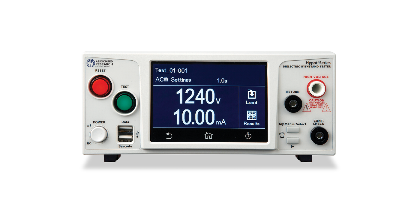 AC, DC Hipot with Insulation Resistance Tester