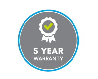 5 Year Warranty Icon